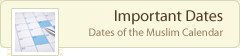 Important Dates