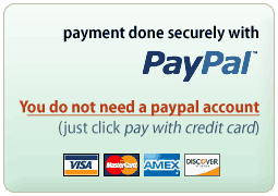 Secure payment done with paypal
